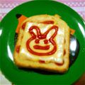 eiyoushi's cooksnap of when they made ２０１１年お正月に♡うさぎさんトースト.