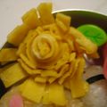39rainbow's cooksnap of when they made 薄焼き卵のバラ(キャラ弁おかず）.
