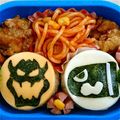 mokaTea's cooksnap of when they made キャラ弁＊スーパーマリオ キラー大砲弁当.