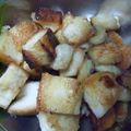 紅茶ぱふぇ's cooksnap of when they made 簡単バナナでフライパントースト.