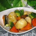 mielle's cooksnap of when they made 醤油麹で和え物♪ほくほく秋野菜.