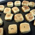 もくもく２００７'s cooksnap of when they made おやつに☆さつまいも餡の六方焼き.
