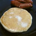 ぽんずー's cooksnap of when they made ♡さつまいもレーズンホットケーキ♡.