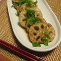時花菜's cooksnap of when they made 和風ドレッシングで☆レンコンの揚げ焼き♪.