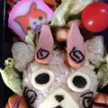 ikueland's cooksnap of when they made キャラ弁♪妖怪ウォッチ♪こまじろう.