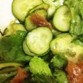 のむかり's cooksnap of when they made 【簡単レシピ】胡瓜とレタスのしそ梅和え♪.