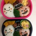 しっぽまん's cooksnap of when they made キャラ弁★☆簡単 ハロウィン ♪♪.
