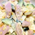 ぴぉたん's cooksnap of when they made きゅうりと魚肉ソーセージのサラダ☆.