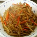 mi_lu224's cooksnap of when they made ♪基本のきんぴらごぼう♪.