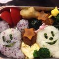 ★ほっぺちゃんママ★'s cooksnap of when they made キャラ弁～ハロウィンミッキー.