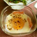 まみお✳'s cooksnap of when they made ✿簡単 ５分でココットとろり半熟卵✿.