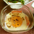 まみお✳'s cooksnap of when they made ✿簡単 ５分でココットとろり半熟卵✿.