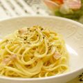 うさぎのシーマ's cooksnap of when they made 旦那が作る☆ﾗﾝﾁ・ﾛｰﾏ風カルボナーラ.