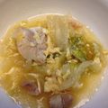 クロクロクローバー's cooksnap of when they made 甘い！白菜の蒸し物　卵とじ.