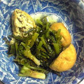 けいよせふ's cooksnap of when they made 大根の間引き菜とちくわでさっと煮.