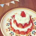 ＊lovin＊'s cooksnap of when they made 1th♡バースデイケーキ♡.
