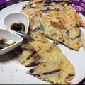 モカ’ｓママ's cooksnap of when they made 美味しいよ！残り野菜でお手軽チヂミ☆.