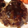 Walnut1107's cooksnap of when they made 材料4つ☆簡単美味しいハンバーグのソース.