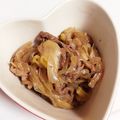 ♪kanapon♪'s cooksnap of when they made 牛肉と長ネギの糸こんにゃく煮♡ピリ辛.