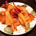 ぴぽたろー's cooksnap of when they made 甘い！！柿の皮チップス.