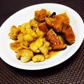 room201's cooksnap of when they made ☆鶏肉とカボチャの甘辛炒め煮☆.