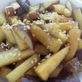 nnamin's cooksnap of when they made お弁当に!!①　さつまいものきんぴら.