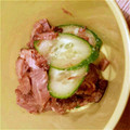 eico♪'s cooksnap of when they made きゅうりと焼豚の簡単和え物.
