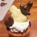 くろくま１３'s cooksnap of when they made ぱんだで♪かぼちゃモンブランカップケーキ.