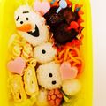 3児ママん☆'s cooksnap of when they made オラフ＊アナと雪の女王＊キャラ弁・遠足.