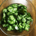 オレンジころん's cooksnap of when they made きゅうりとわかめの酢の物.
