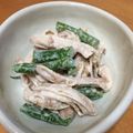 アンバーママ's cooksnap of when they made 笹身とインゲンの和え物～梅・ゆず胡椒風味.