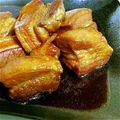 食の応援団's cooksnap of when they made 炊飯器で作る ズボラでも旨～い豚の角煮.