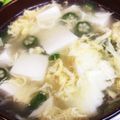 528sp's cooksnap of when they made ★彡オクラと豆腐の中華玉子スープ★彡　.