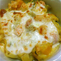 まることくるみ's cooksnap of when they made かぼちゃとマカロニの簡単グラタン♪.