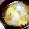 hanacocco7's cooksnap of when they made 簡単♡鶏肉と白菜の優しいスープ.