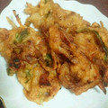 kuekichi's cooksnap of when they made 簡単かきあげ❀.