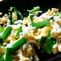 みやつま's cooksnap of when they made 卵、ニラ、しらす のごま油炒め.