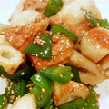 kewpie_sweet's cooksnap of when they made 簡単！ピーマンとちくわの甘醤油炒め.