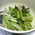 @ちんまりさん's cooksnap of when they made ハイスピード♪　小松菜＆しめじ炒め.