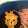 MIA1003's cooksnap of when they made キャラ弁＊型抜きで簡単ごろりんくまちゃん.