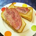 Satoco❋'s cooksnap of when they made 仕上げにハチミツ＊ベーコントースト.
