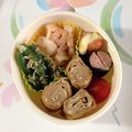 maki_08's cooksnap of when they made ✿チーズをはさんだ海苔巻ウインナー✿.