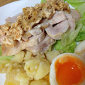 チロルちょこっ's cooksnap of when they made 柿ピーソースの蒸し鶏で春の巻きまきサラダ.