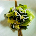 SP♪'s cooksnap of when they made ☆レタスとわかめのさっぱり和え☆.