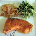 kinmaru's cooksnap of when they made かんたん♪鮭のムニエル.