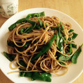 ちびねんママ's cooksnap of when they made 万願寺とうがらしとひき肉のパスタ.