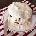 yuu＊i's cooksnap of when they made マカダミアナッツソース♡パンケーキ♪.