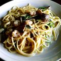 まもっさん's cooksnap of when they made 簡単！エビとほうれん草のクリームパスタ.