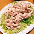 セツ子★'s cooksnap of when they made 白菜としっとり鳥胸肉のサラダ.