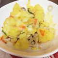 まーハン's cooksnap of when they made ファミコレde簡単！蓮根ポテサラチーズ.